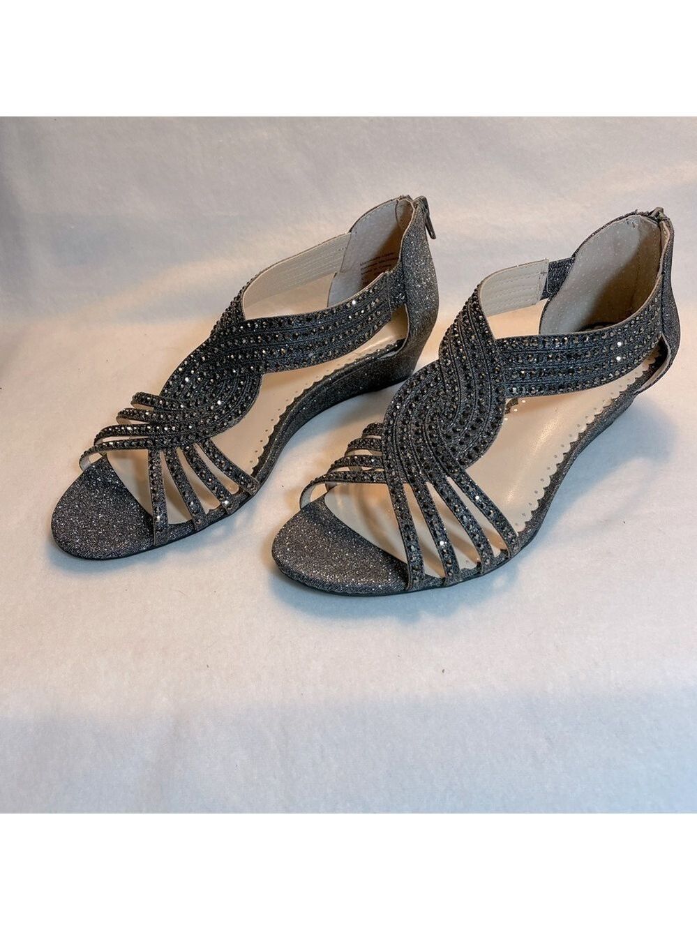 Charter Club Wedge Sparkle Sandals